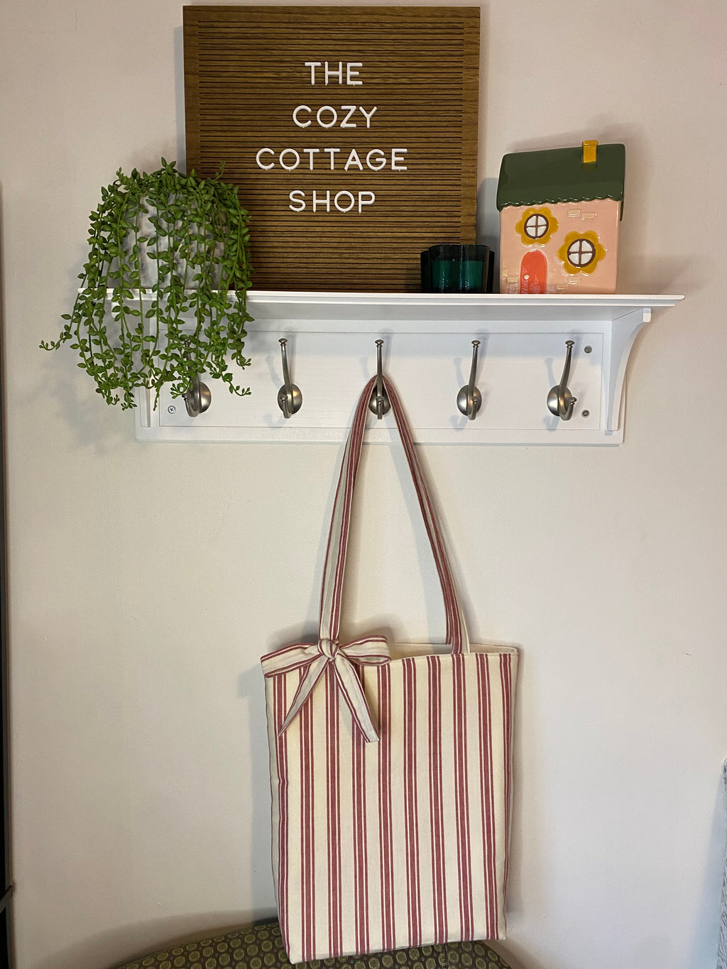 Striped Tote Bag