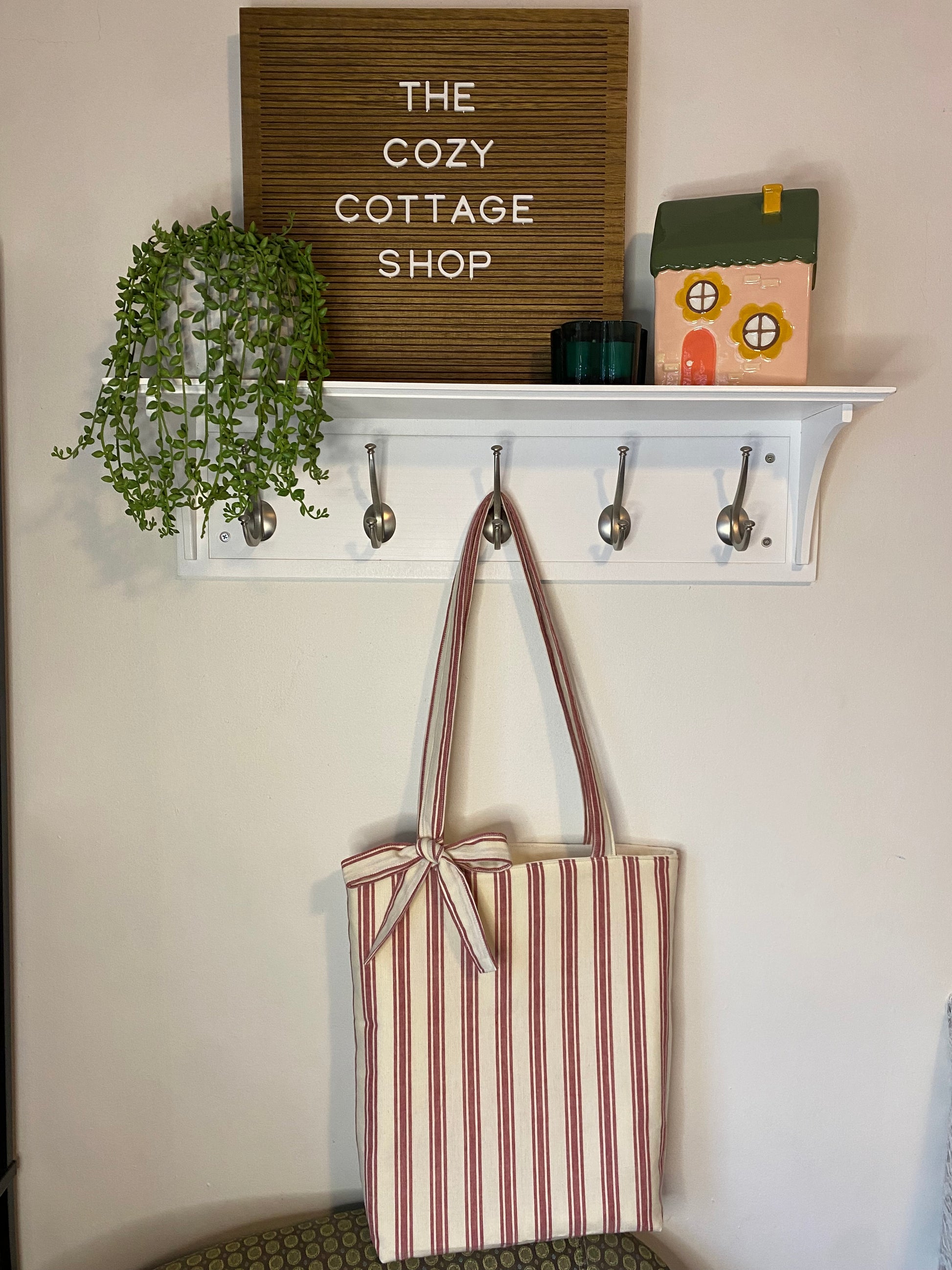 Striped Tote Bag