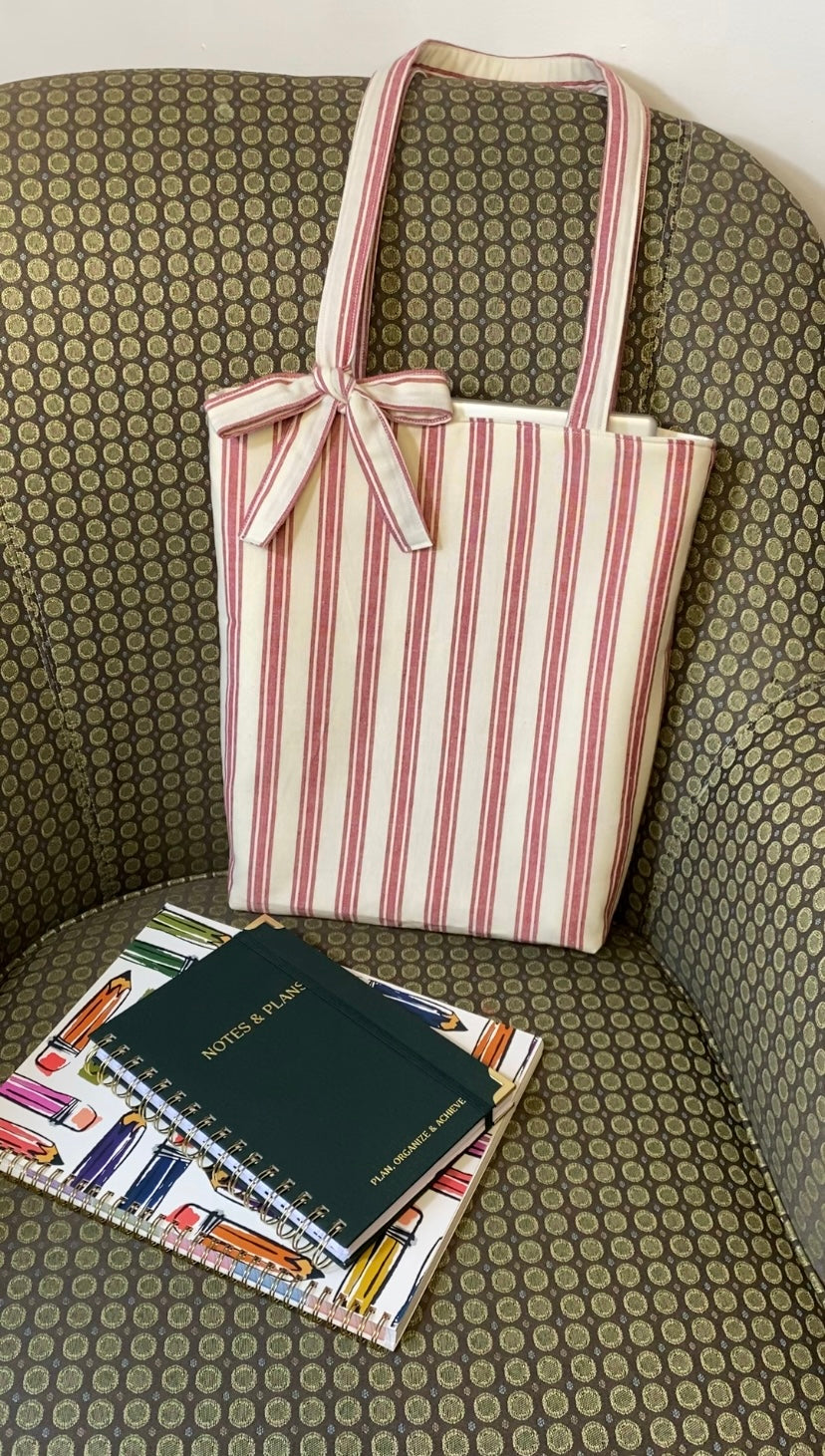 Striped Tote Bag